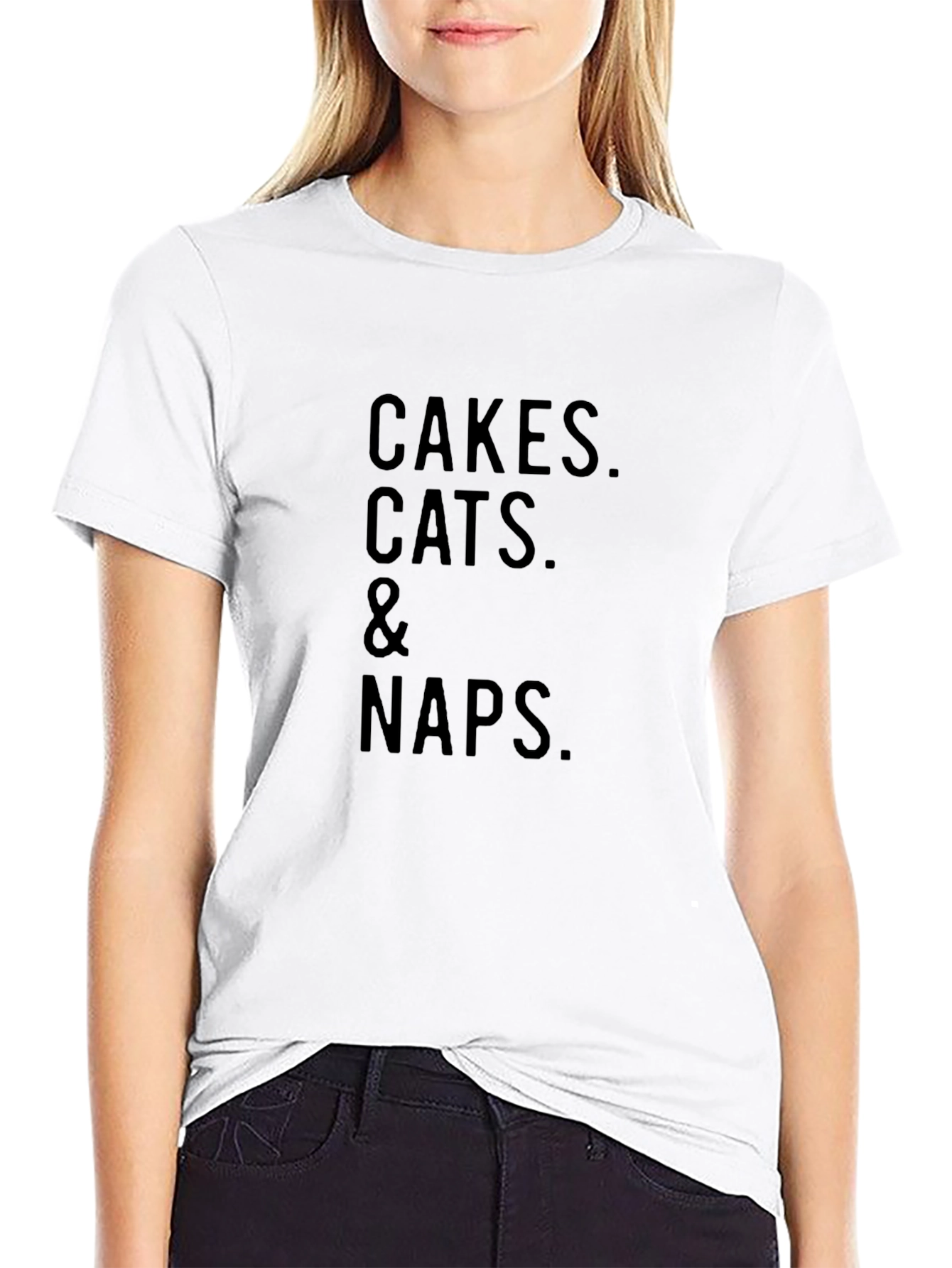 Cakes Cats & Naps - Graphic T-Shirt