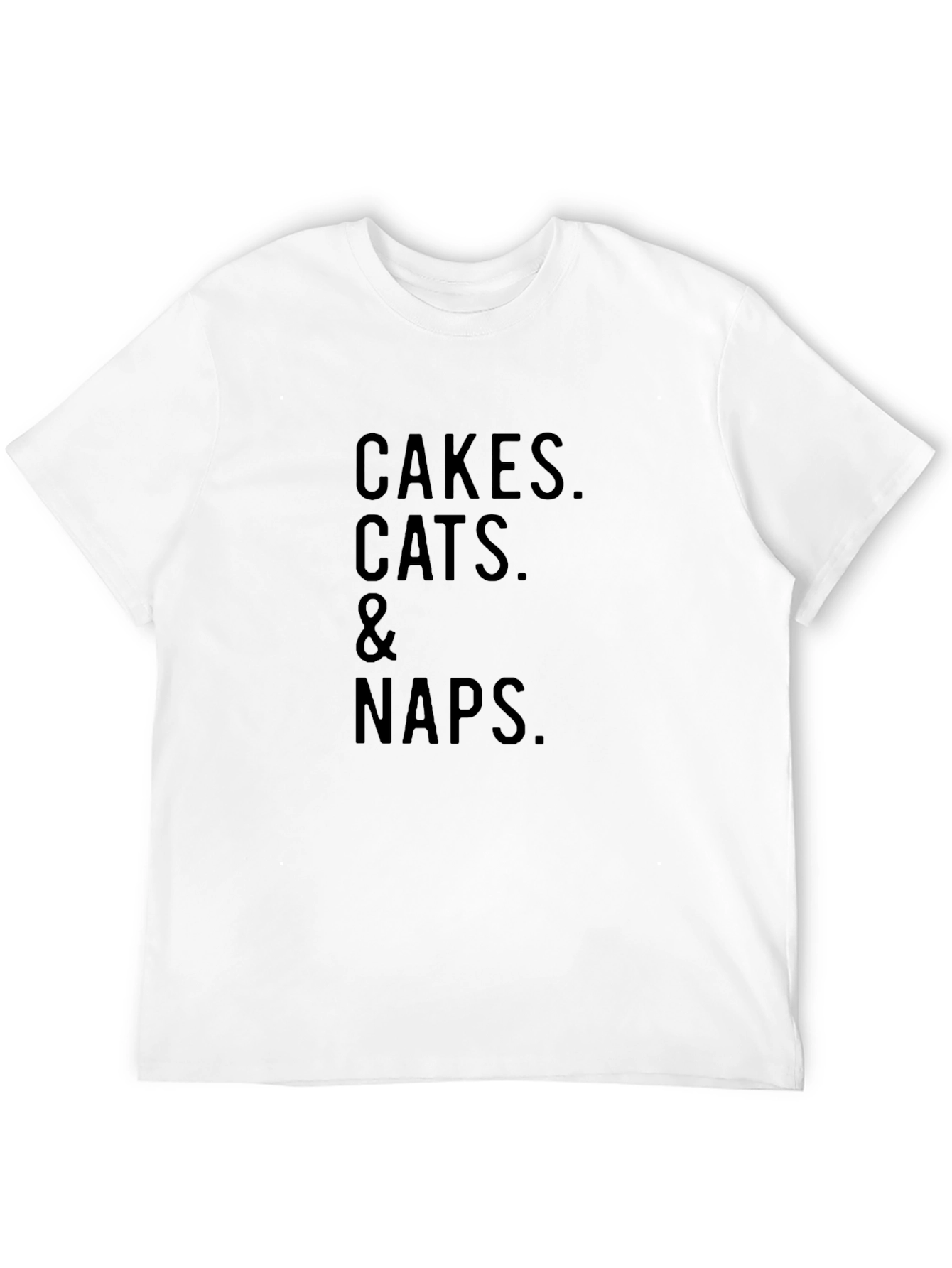 Cakes Cats & Naps - Graphic T-Shirt
