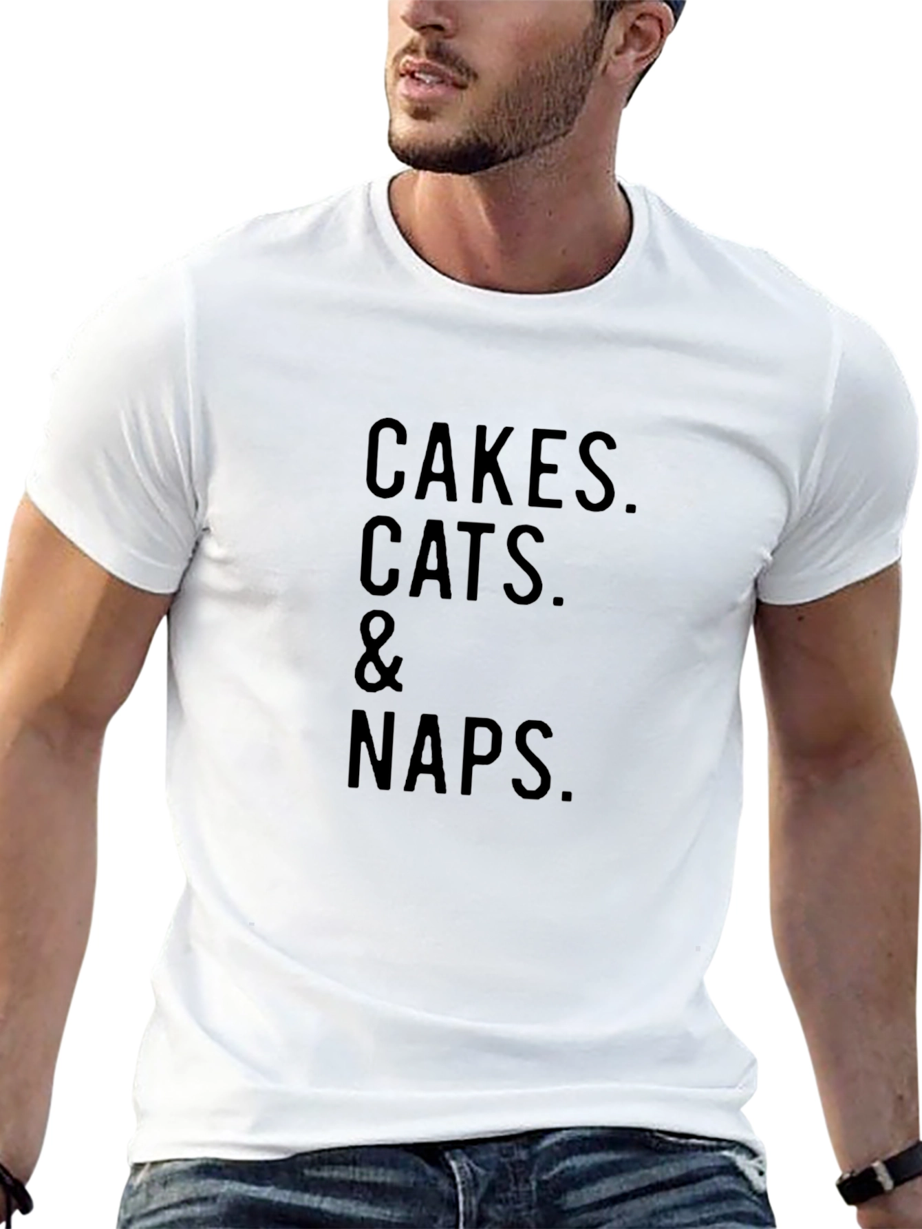 Cakes Cats & Naps - Graphic T-Shirt