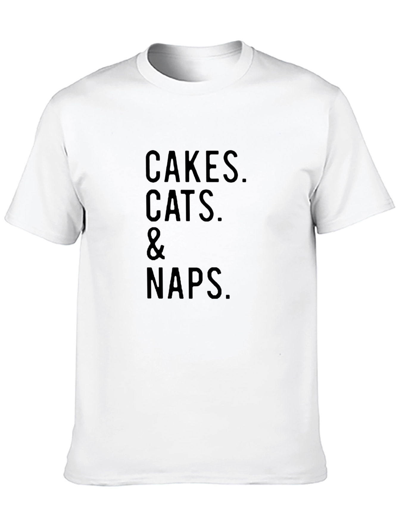 Cakes Cats & Naps - Graphic T-Shirt