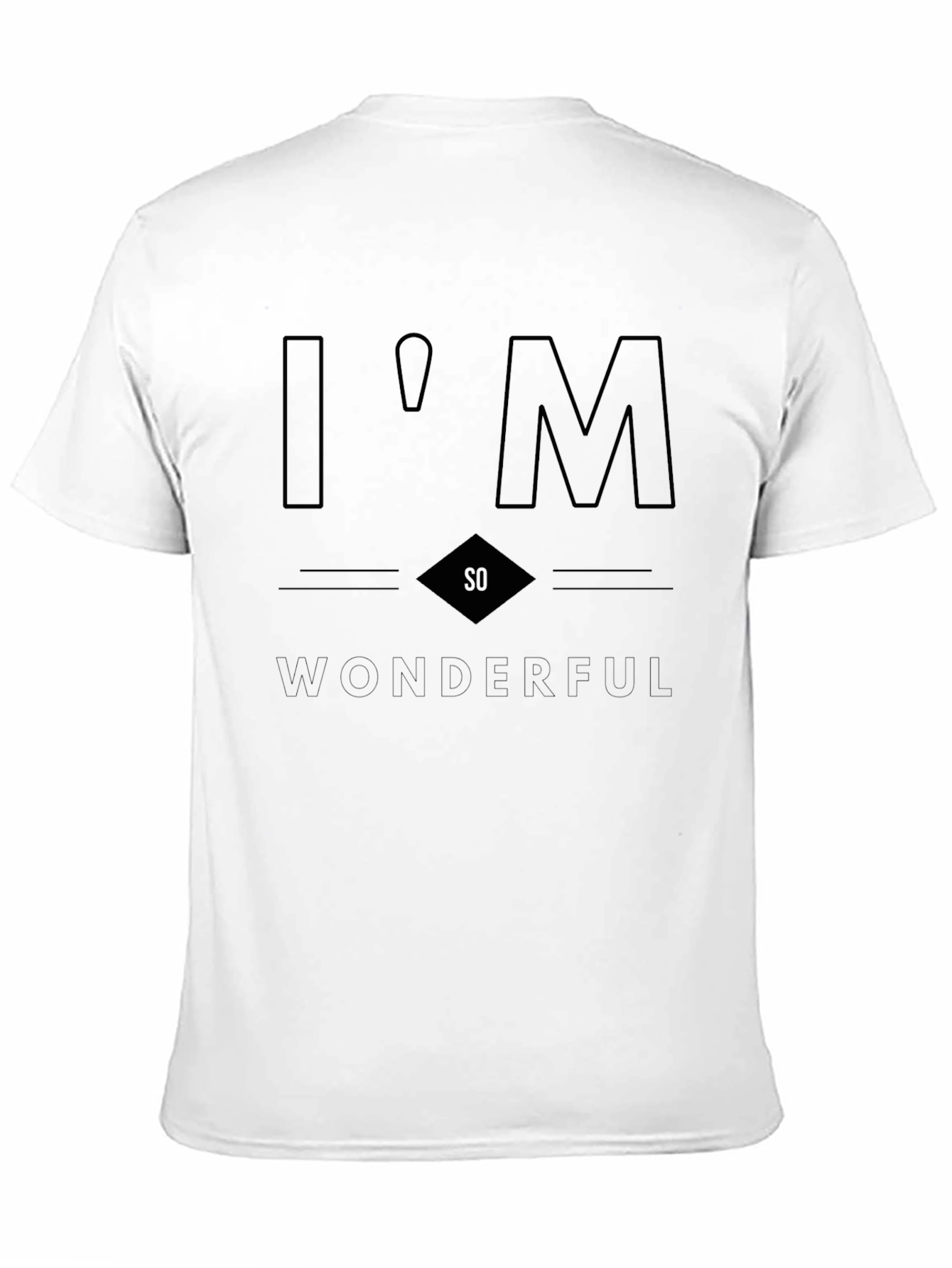 Im So Wonderful Graphic Tee - Black