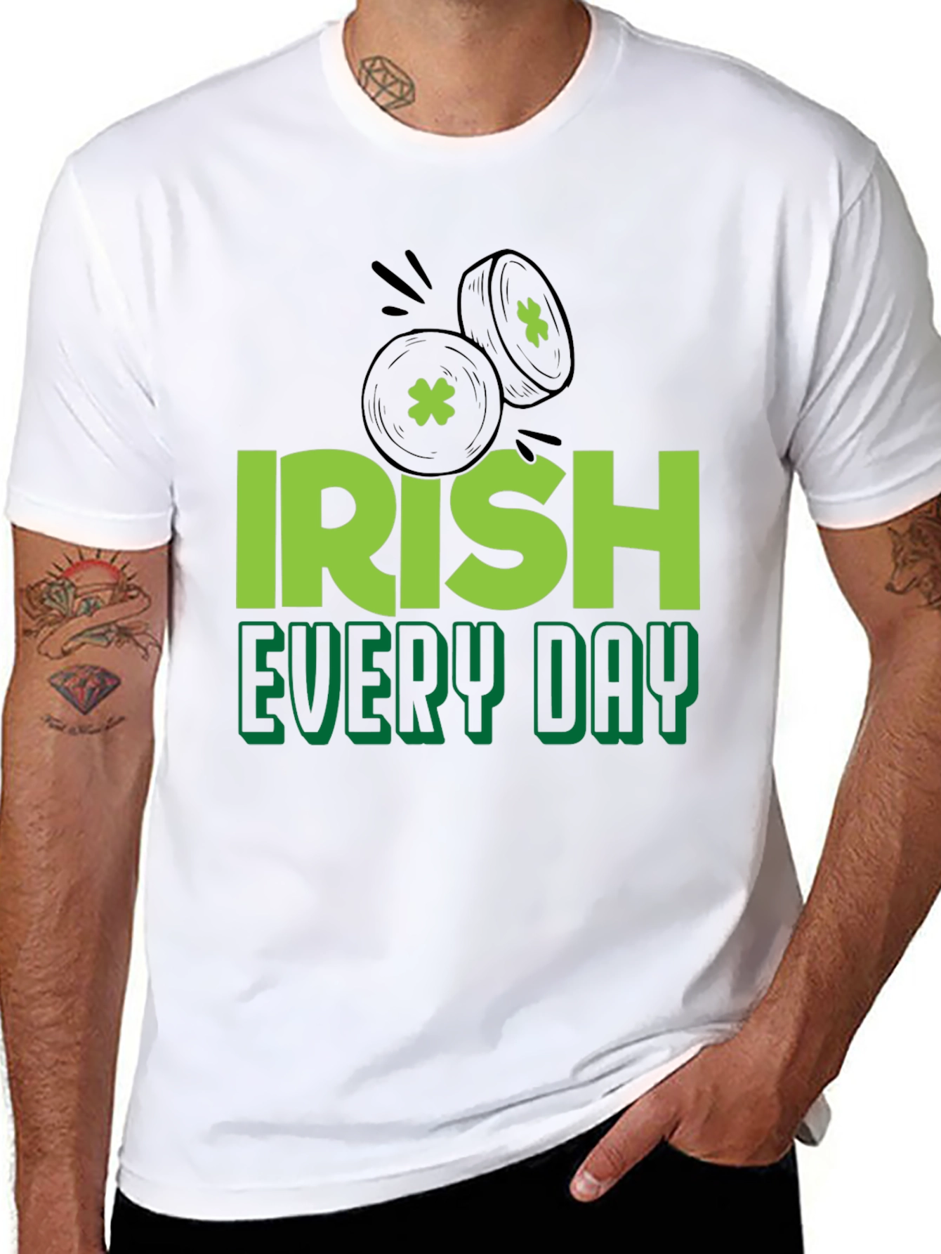 Irish Every Day Black T-Shirt