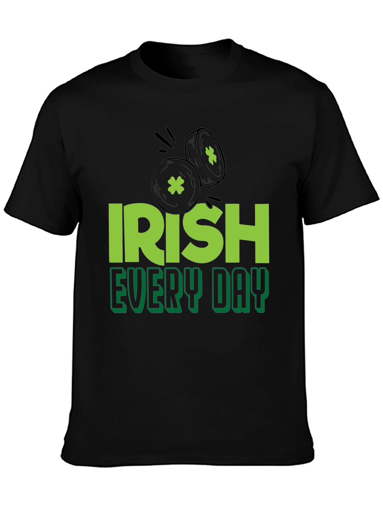 Irish Every Day Black T-Shirt