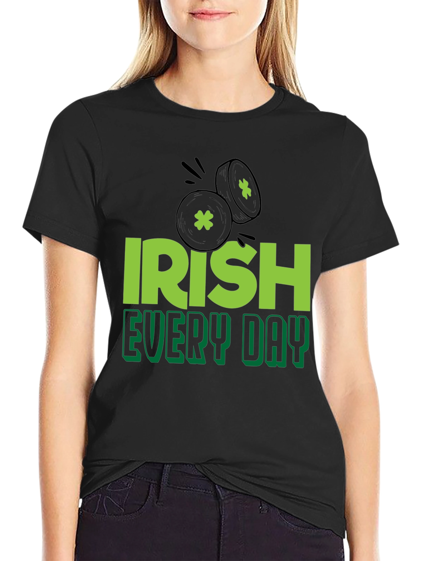 Irish Every Day Black T-Shirt