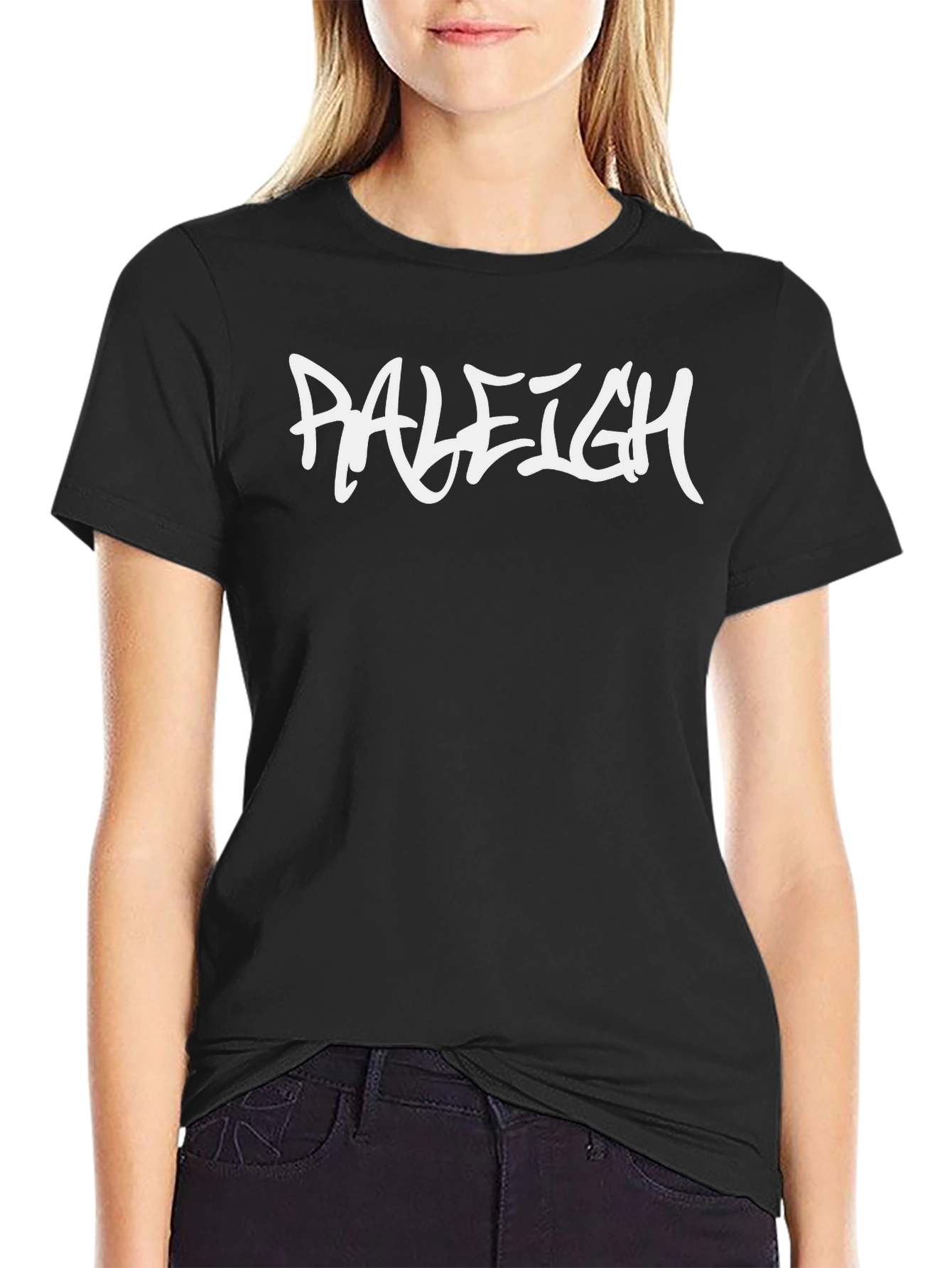 Raleigh Graphic Tee - Cool Black T-Shirt