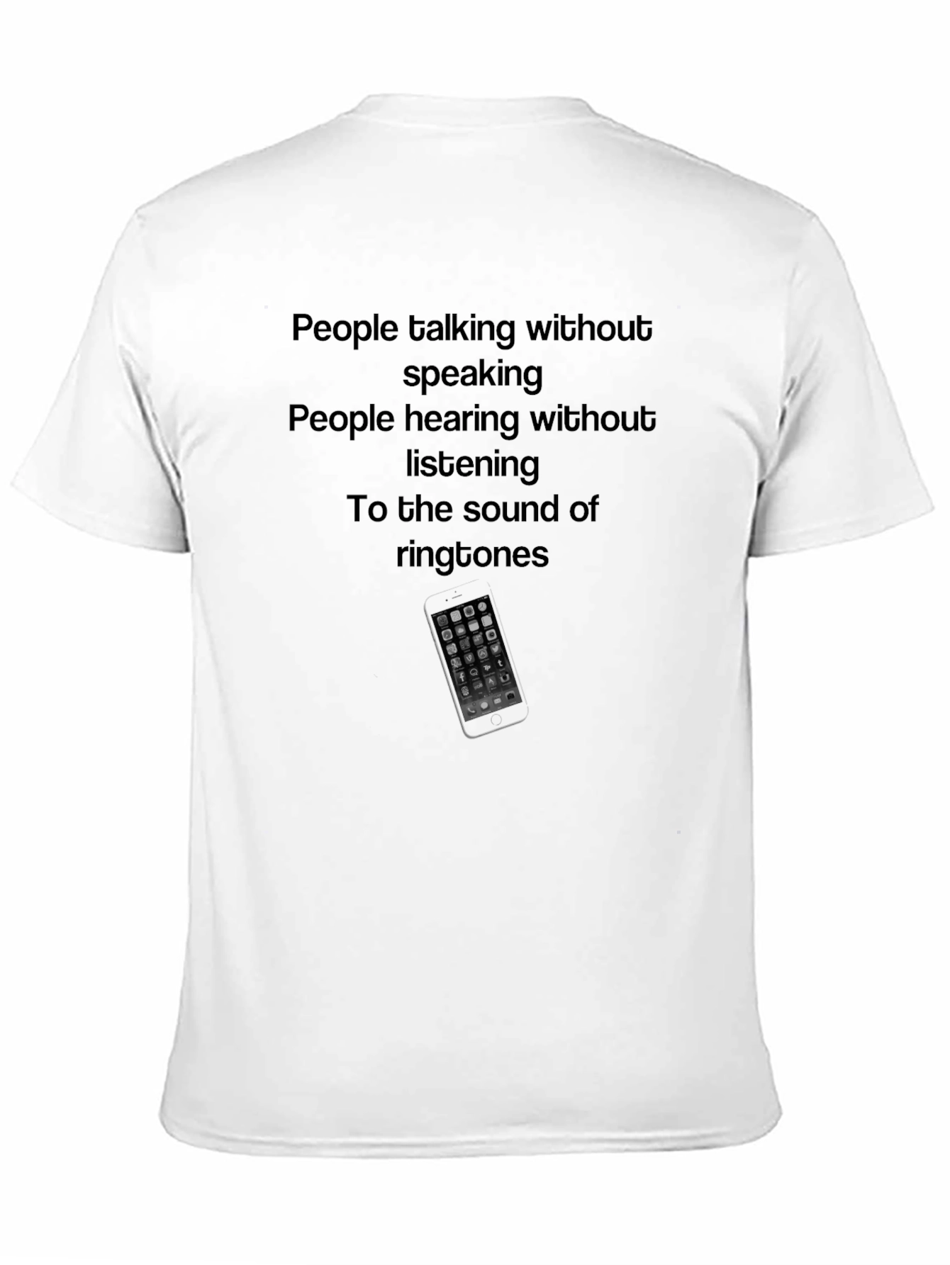 Ringtone Sound T-Shirt:  Humorous Tech Statement Tee