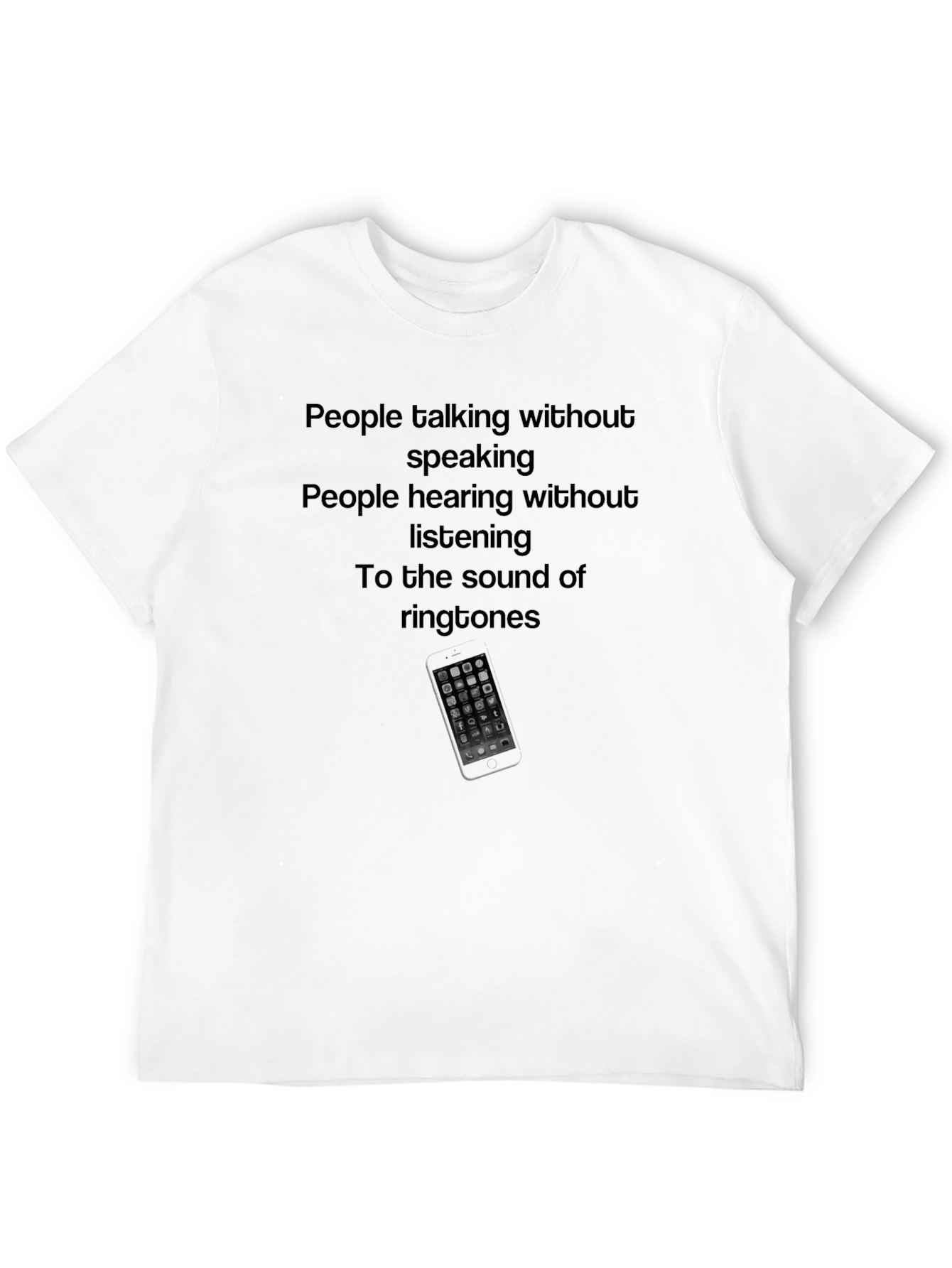Ringtone Sound T-Shirt:  Humorous Tech Statement Tee
