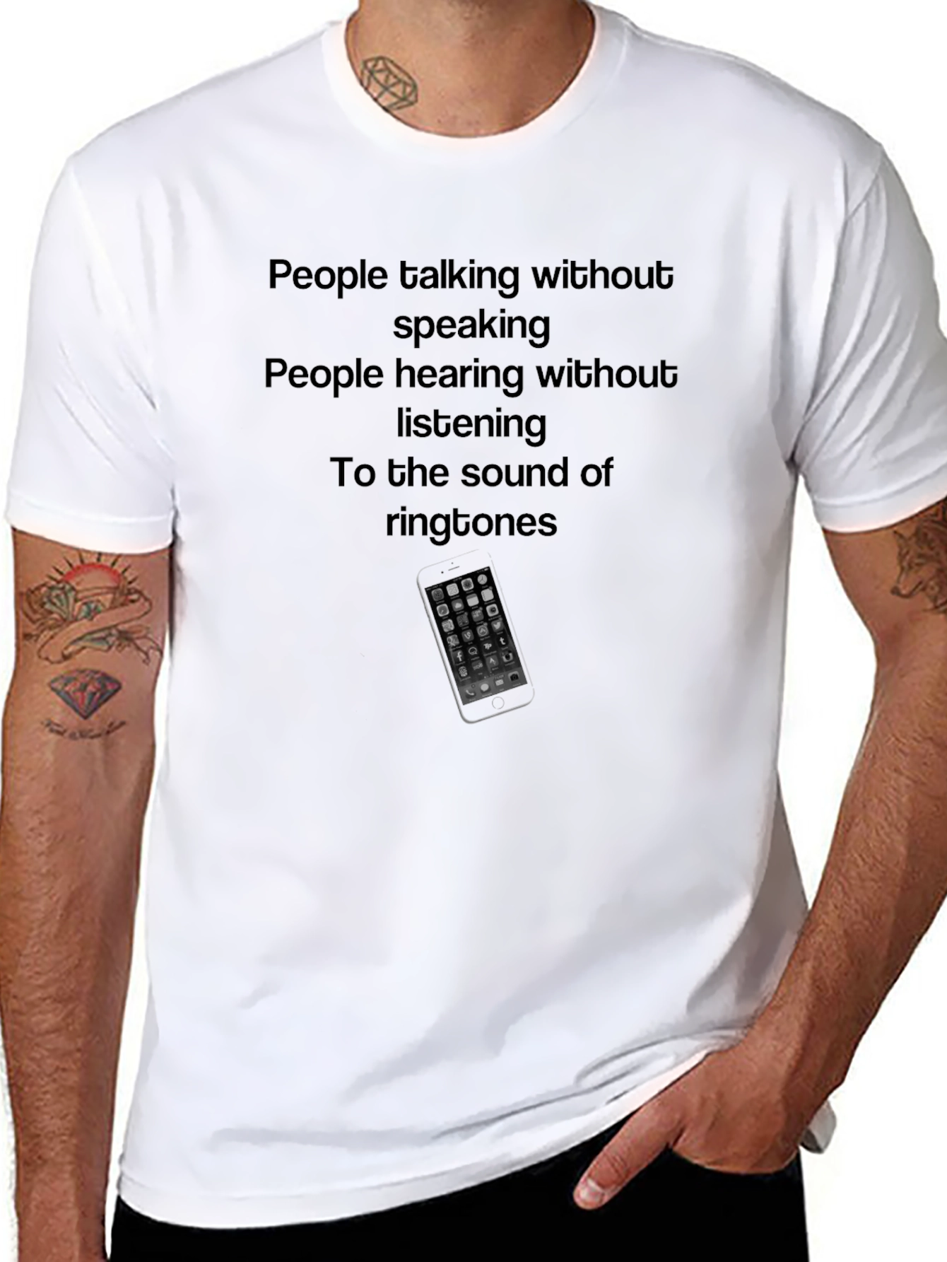 Ringtone Sound T-Shirt:  Humorous Tech Statement Tee