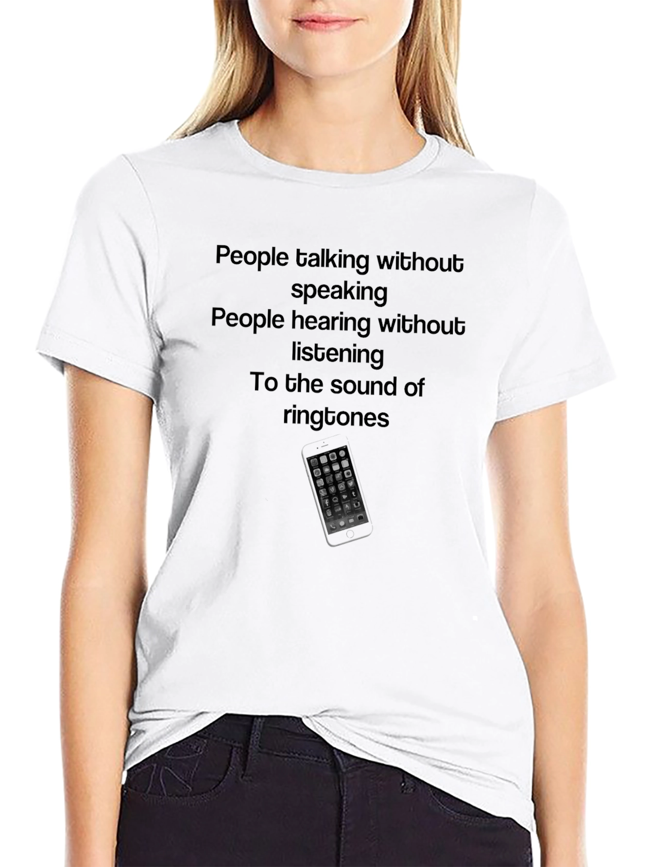Ringtone Sound T-Shirt:  Humorous Tech Statement Tee