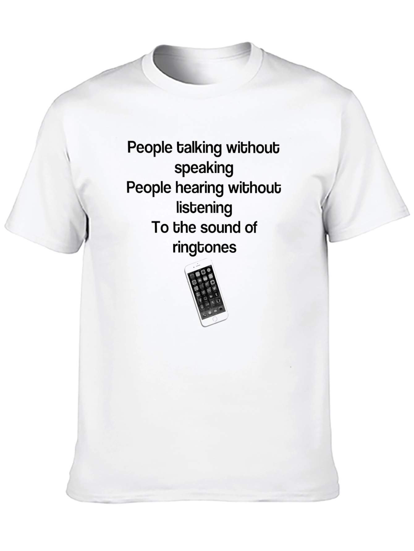 Ringtone Sound T-Shirt:  Humorous Tech Statement Tee