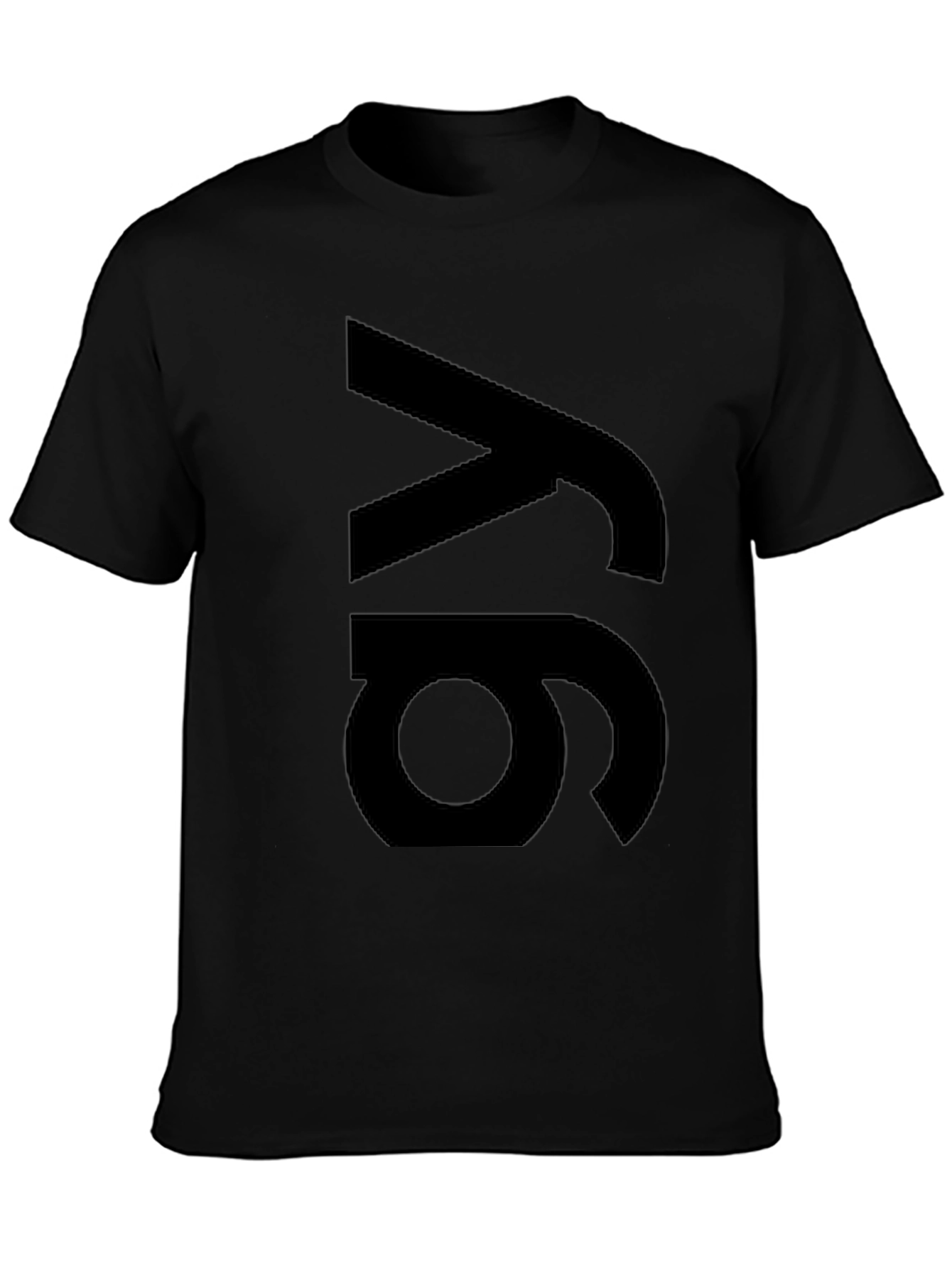 Modern Black 6y Graphic Tee
