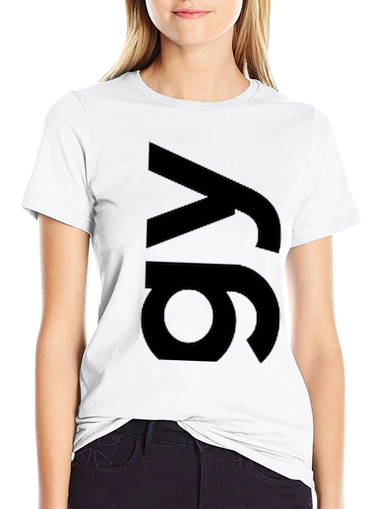 Modern Black 6y Graphic Tee