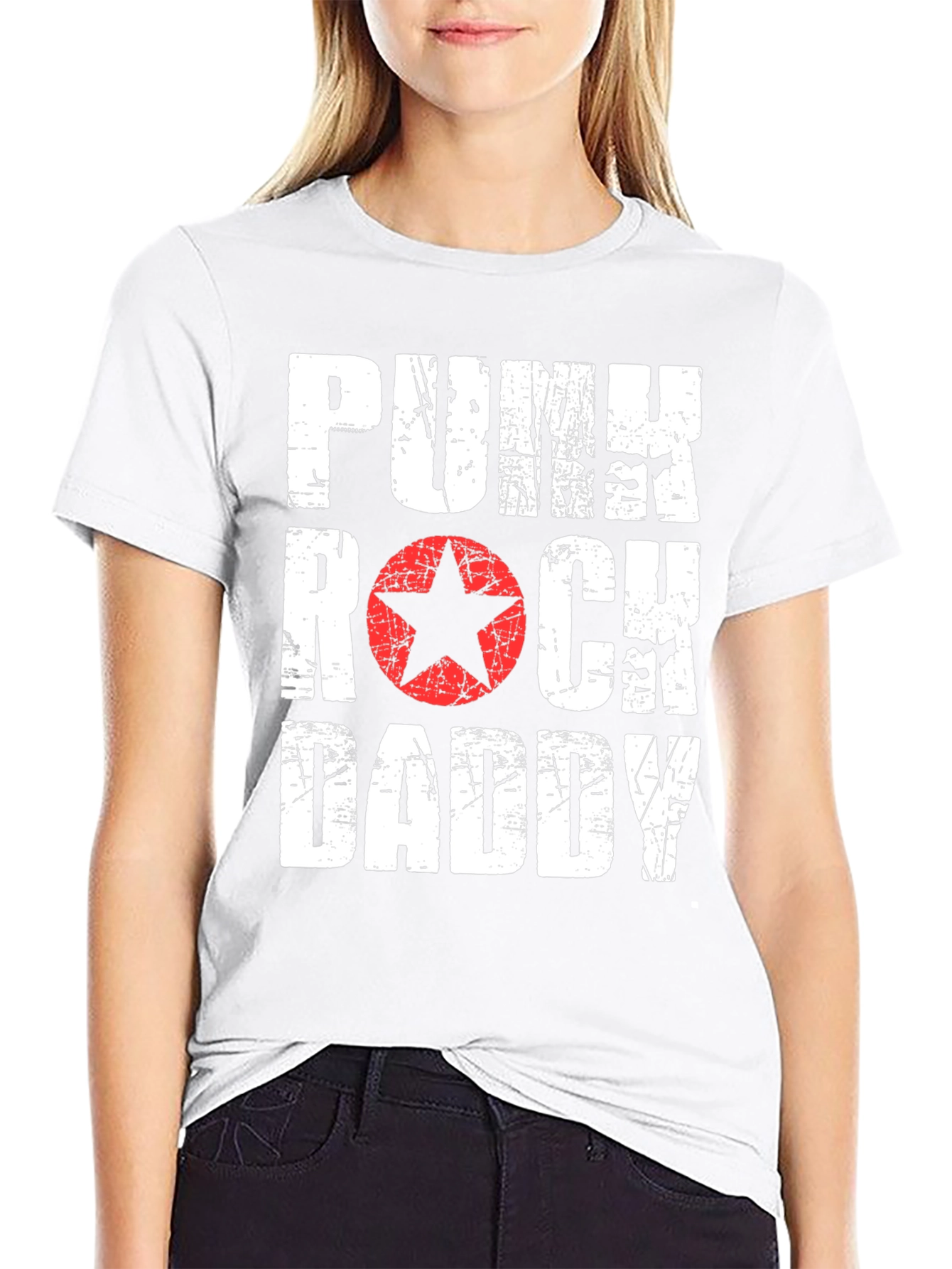 Punk Rock Daddy Graphic T-Shirt - Black