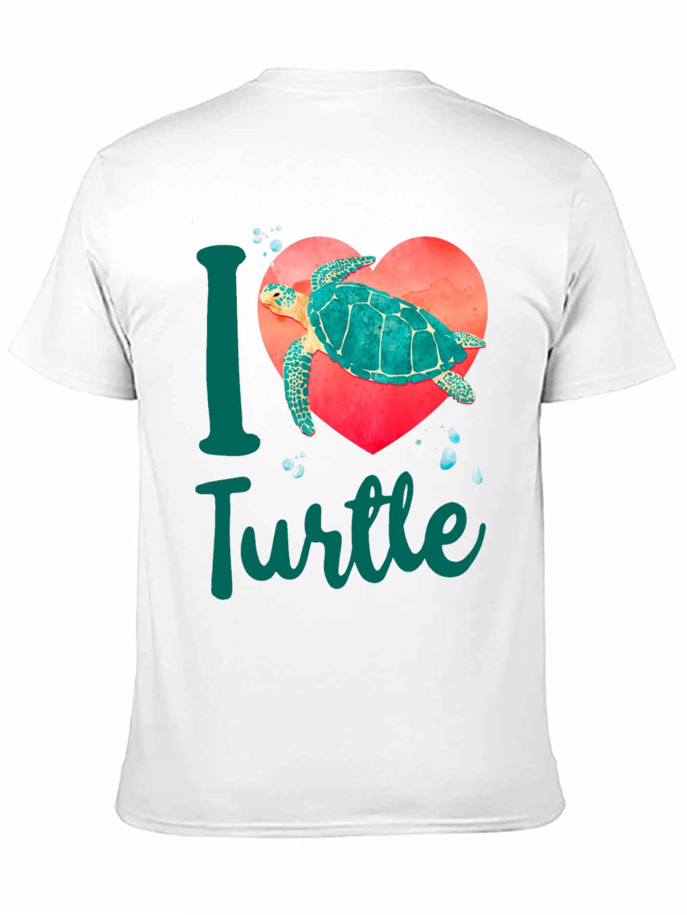I Love Turtles T-Shirt - Sea Turtle Heart Tee