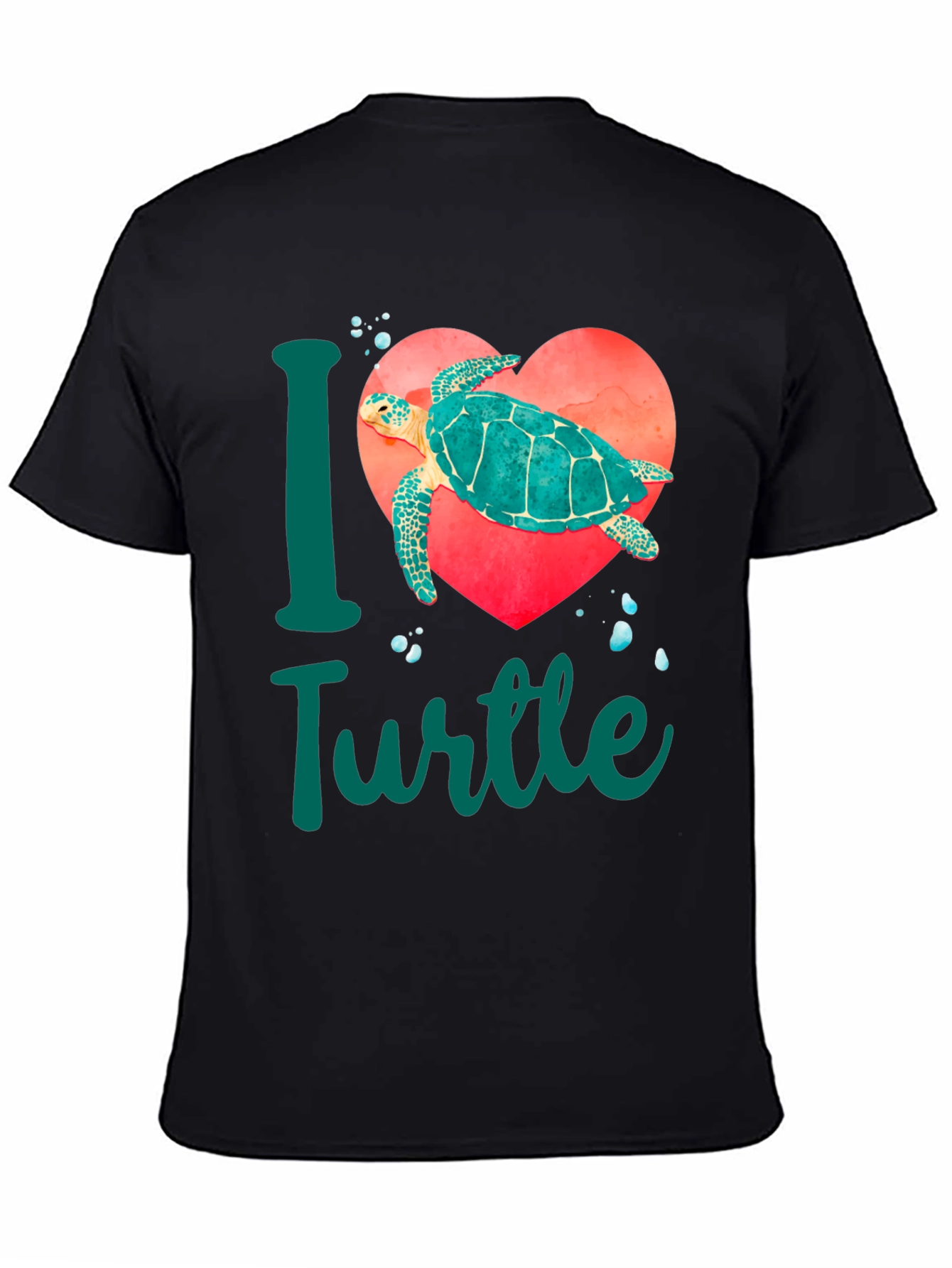 I Love Turtles T-Shirt - Sea Turtle Heart Tee